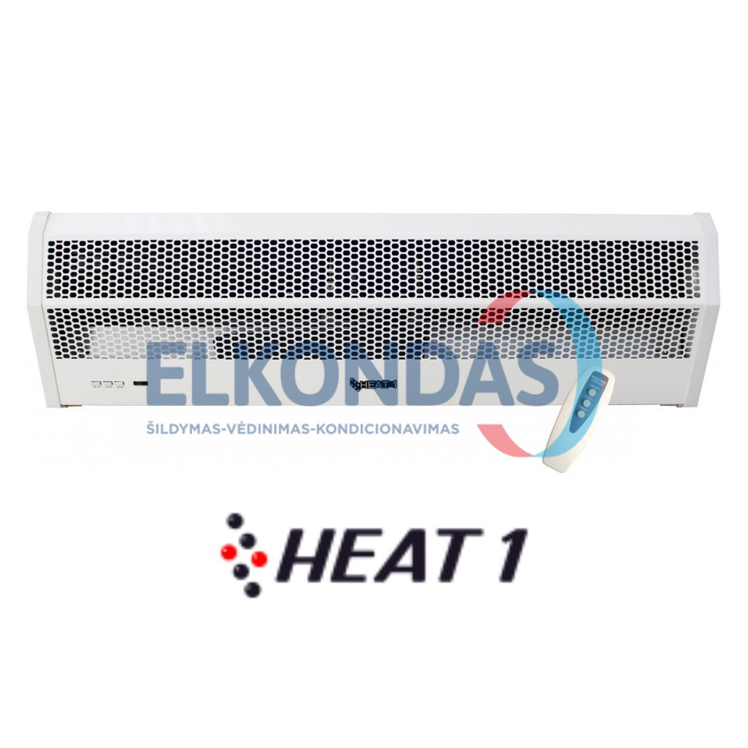 Reguliuojamos galios elektrinė oro užuolaida – HEAT1-E-150-3PH | HEAT1